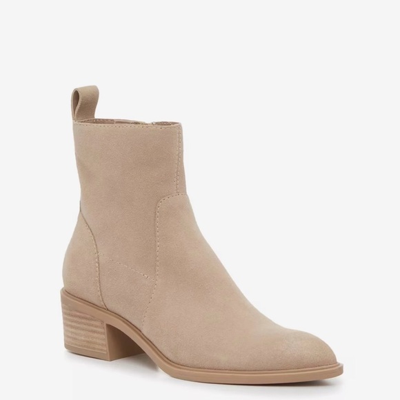 Dolce Vita Shoes - Dolce Vita Bryson Bootie Light Taupe Suede Size 7